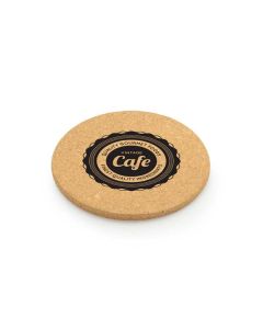 Promotional Engraved Cork Coaster from Hambleside Merchandise