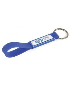 Promotional Silicone Loop Keyring from Hambleside Merchandise
