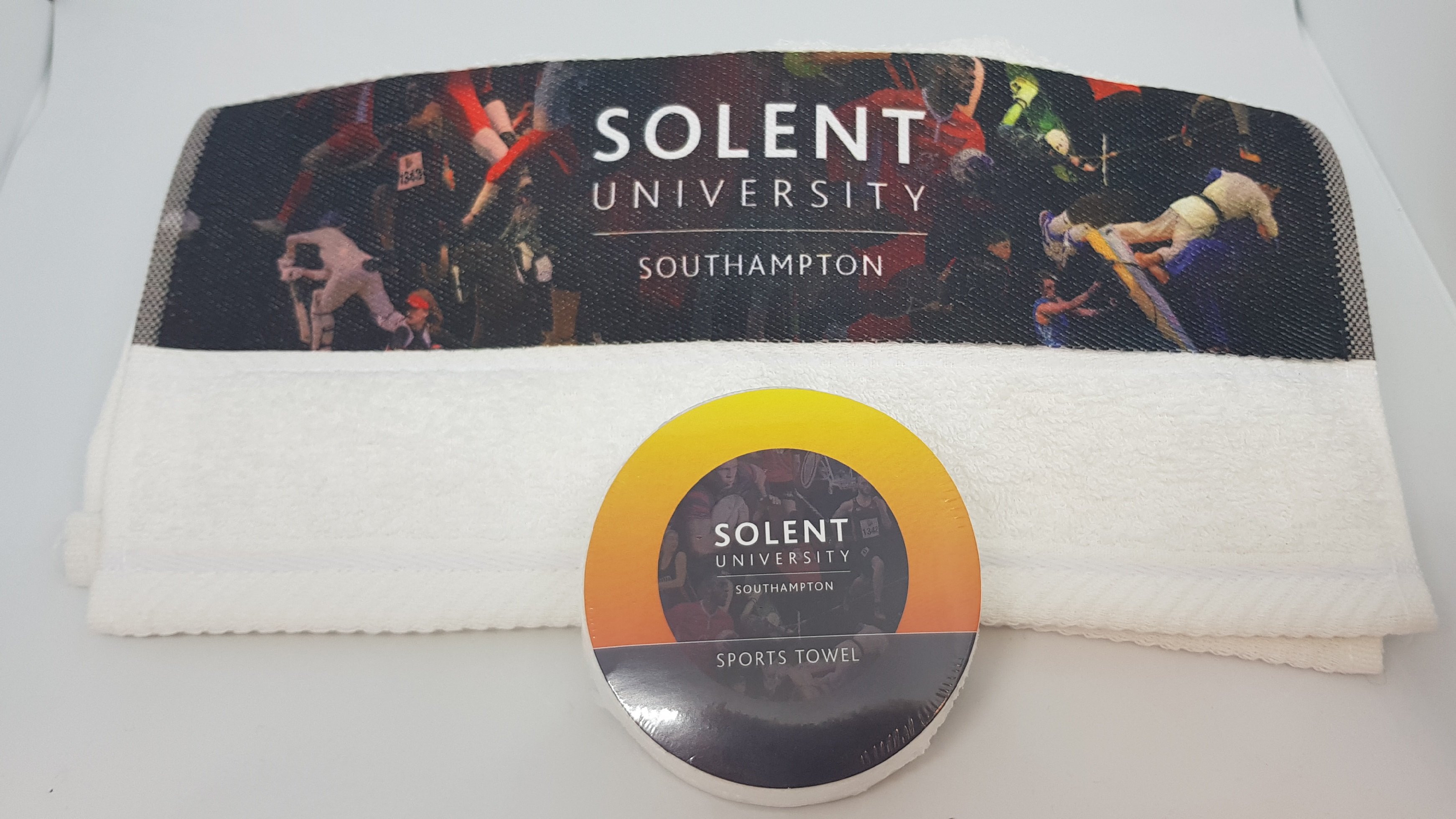 Solent University Compressed Gym Towels