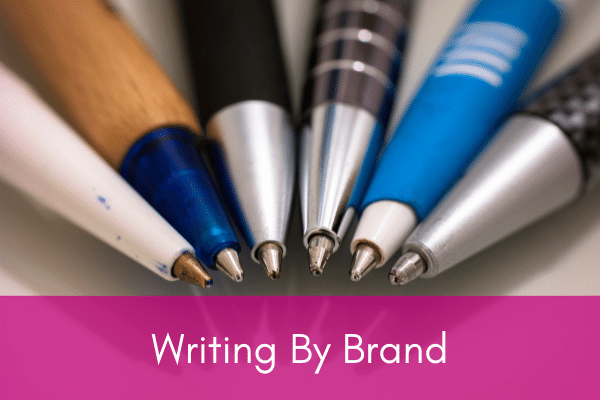 Promotional Writing by Brand